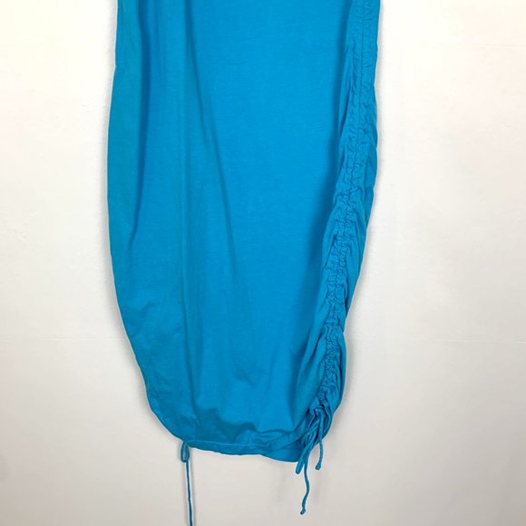 Cotton Citizen x Revolve Lisbon Mini Ruched Sleeveless Dress Marine Blue Small - Picture 10 of 10